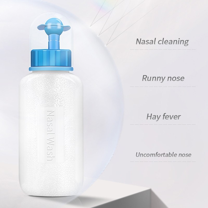 New Model 300ML Nasal Wash Bottle Adults Nasal Rinse Bottle Portable Nose Cleaner Clean Irrigator