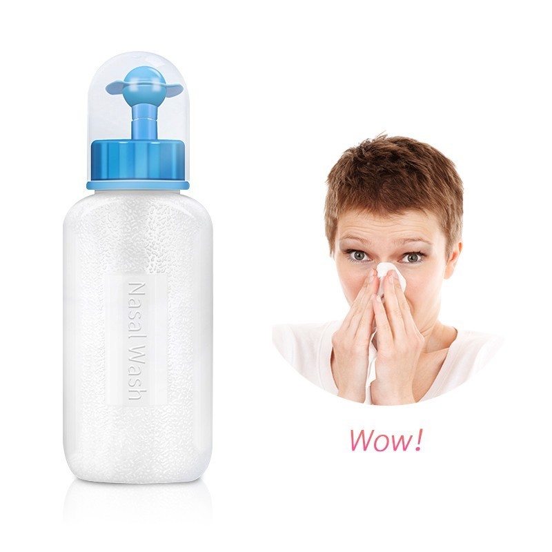 New Model 300ML Nasal Wash Bottle Adults Nasal Rinse Bottle Portable Nose Cleaner Clean Irrigator