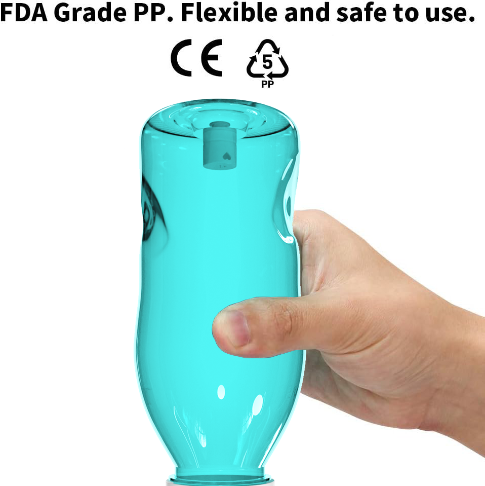 New Patent Baby Nasal Wash Plastic Bottle Food Grade Nose Cleaner Portable Sinus Rinse Travel Nasal Irrigator System