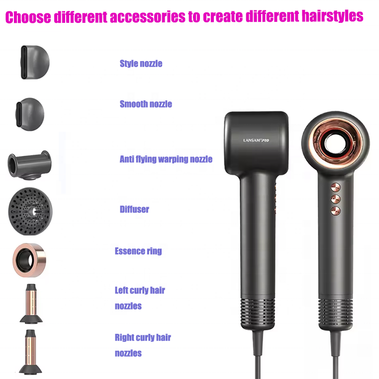 Wholesale price multifunctional hair dryer Professional Salon Household negative ion hair dryers