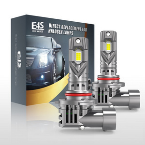 E4S 1:1 halogen size car led headlight bulbs 7535 led chips 40W 8000LM H1 H3 H4 H7 H8 H11 9005 9006