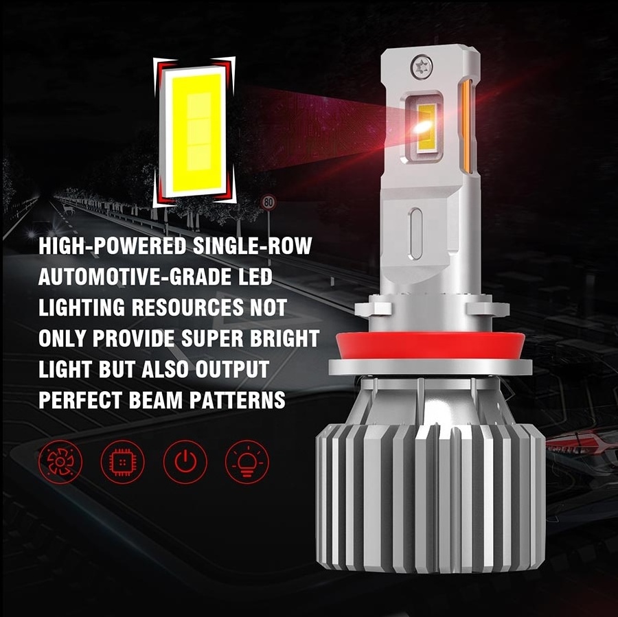 Auto lighting system G10 H11 H4 H7 car led headlight H11 led headlight bulb