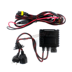 High Low frequency flashing error free led headlight fog light hid decoder xenon H4 canbus canceller wire harness for cars