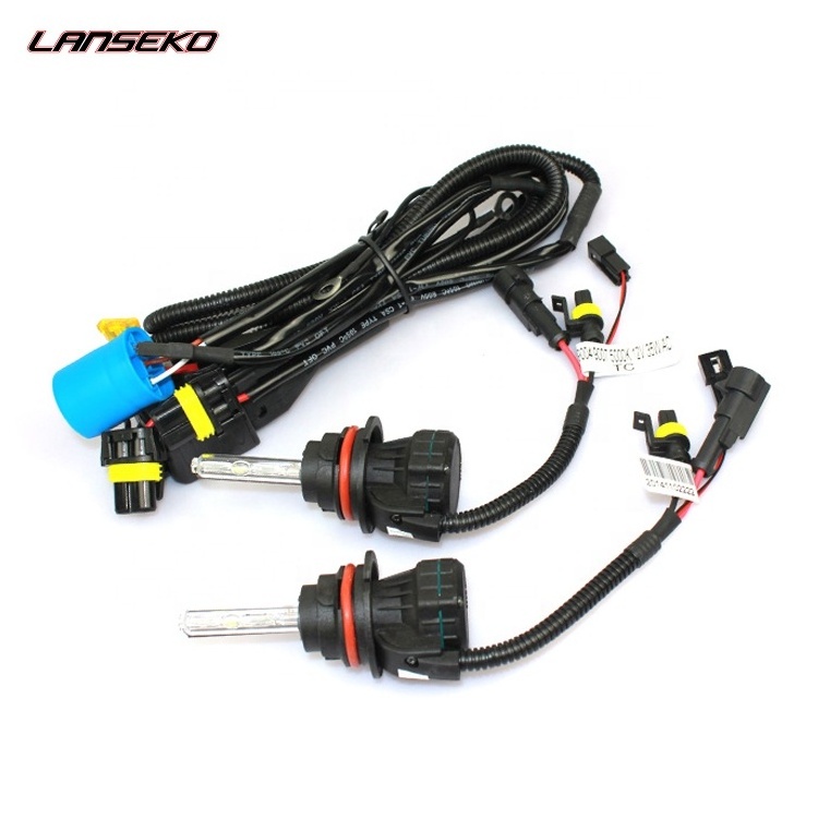 Bi-xenon HID KIT 12V 6000K 35w HID 9004 Xenon HID Bulbs Car Lights Lamp 6500K White Light For Car