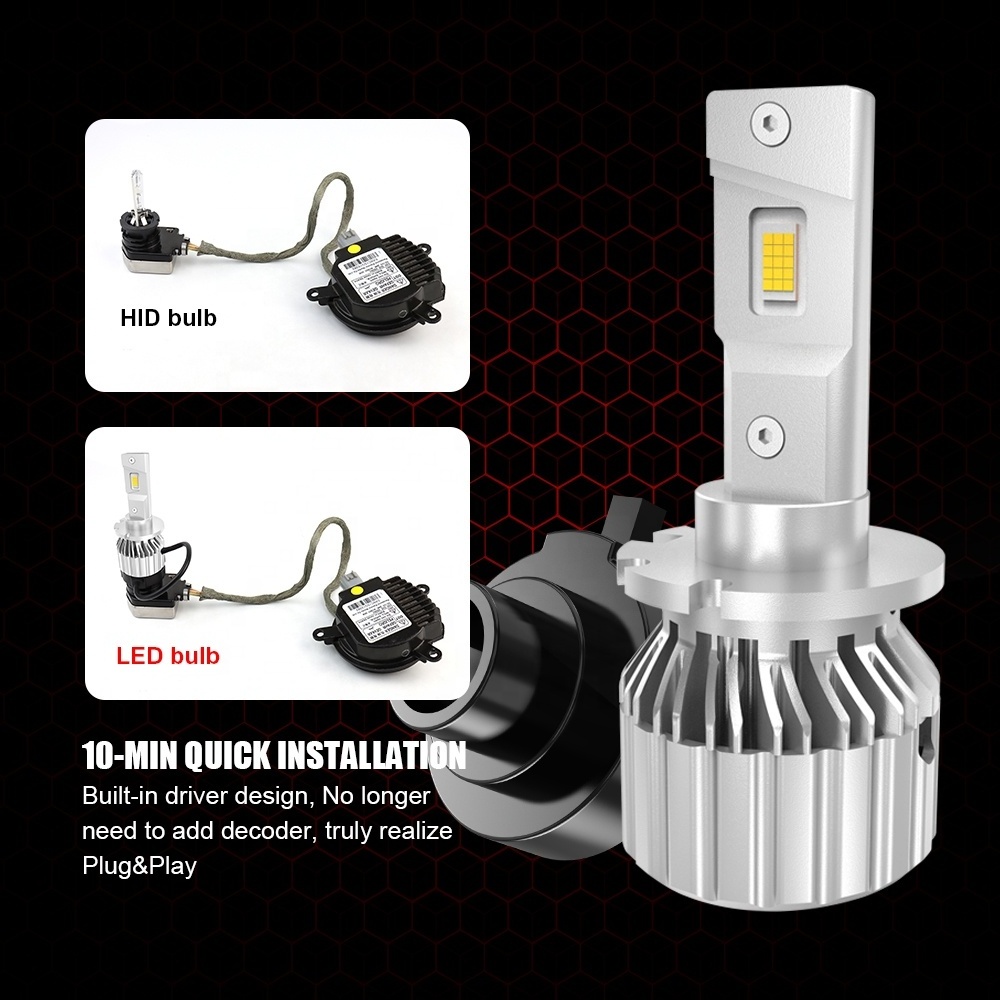 Newest LED D Series Bulbs LED Headlight Install Original Ballast D1S D2S D3S D4S D5S LED Canbus