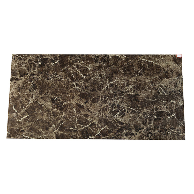 Material Hotel Decoration Pvc Artificial Marble Wall Sheet Waterproof Faux Stone  4x8 Ft Pvc UV marble Panel