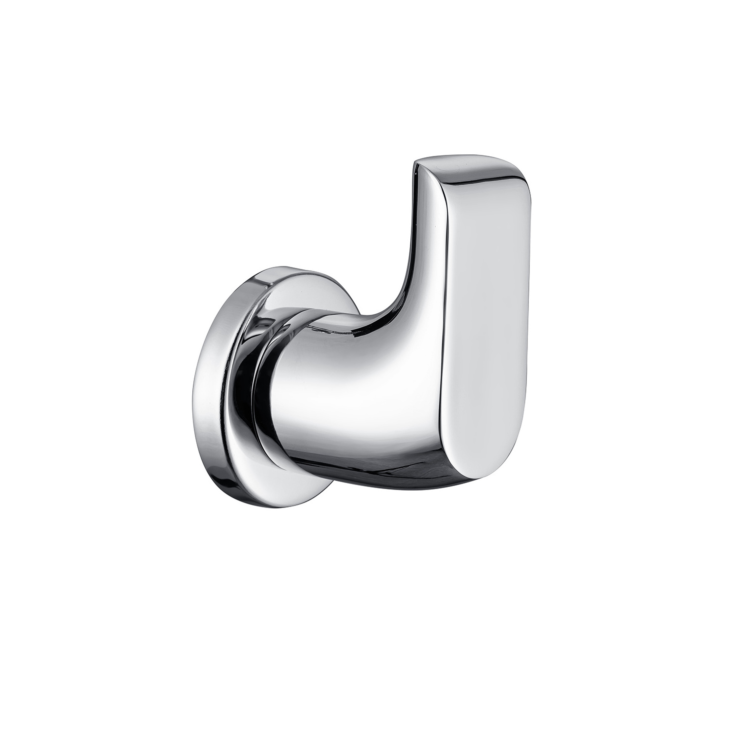 Duxini stainless steel chrome clothes hand wall towel hooks of stainless steel bath ball entrance rag robe hook