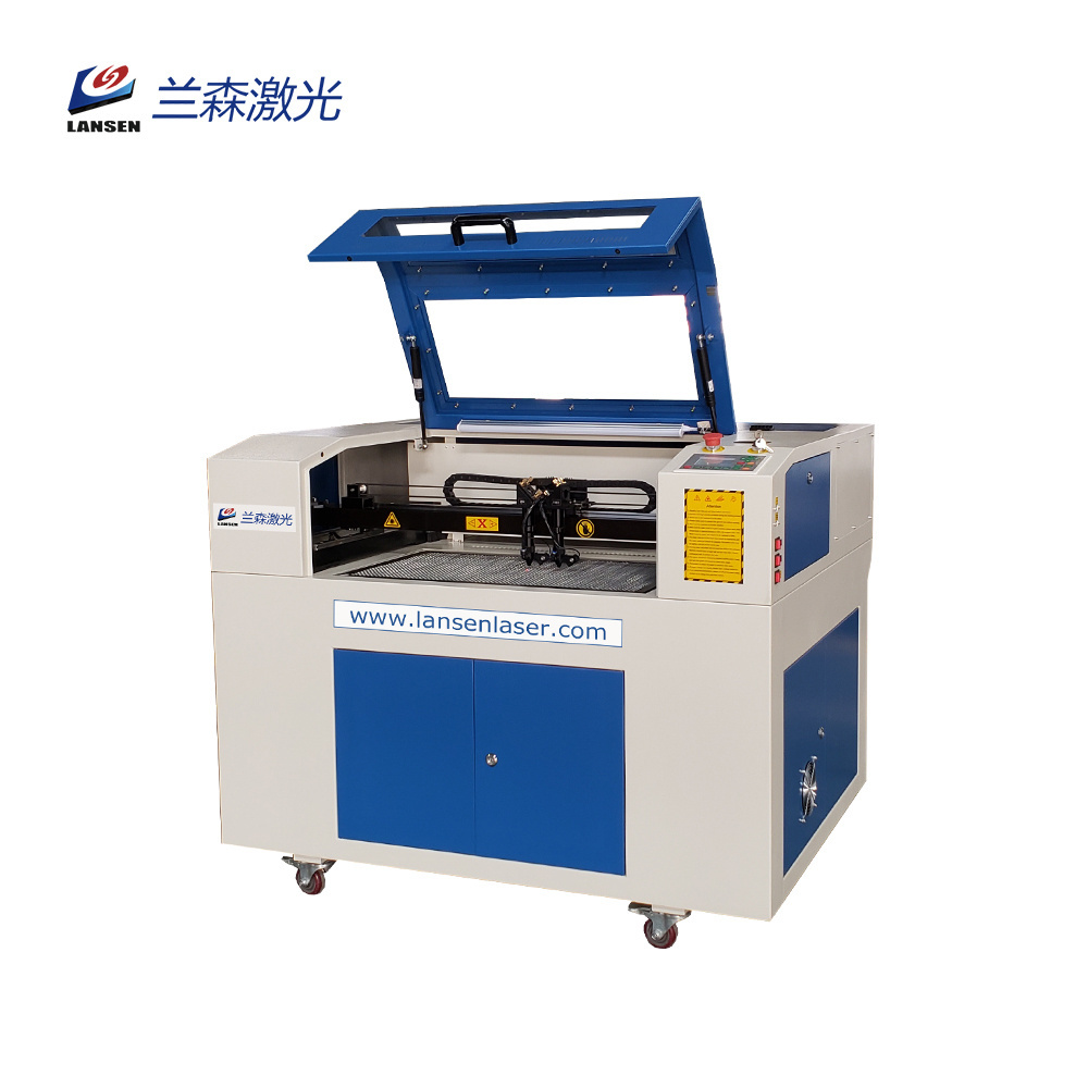 CE dual head Co2 fiber laser cutting machines for acrylic metal copper wood laser cutting engraving marking machine sell