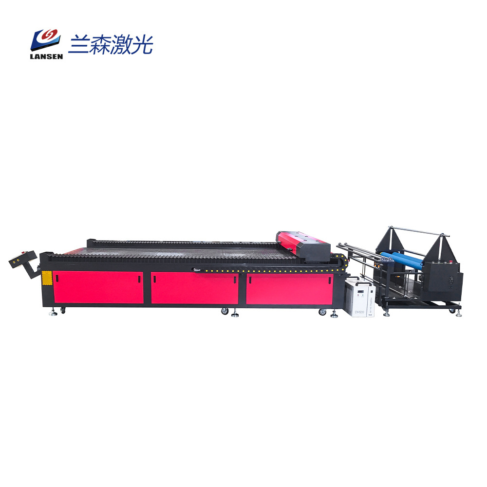 Large Format CNC 1630 Auto Feeding Laser Cutting Machine For Fabric Textile Cloth Cutter Engraver