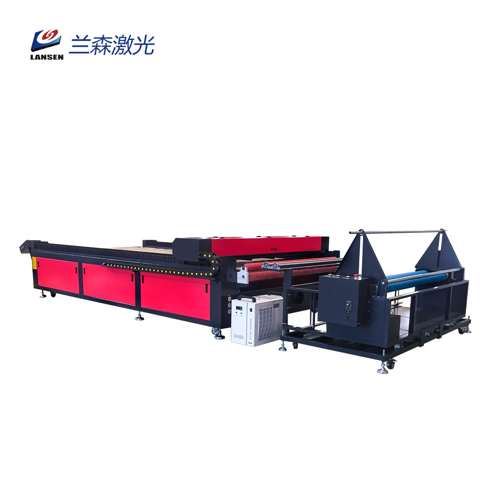 Large Format CNC 1630 Auto Feeding Laser Cutting Machine For Fabric Textile Cloth Cutter Engraver