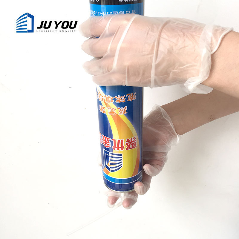 PU Foam Fireproof B1 Flameproof Gap Mounting White Spray PU Foam