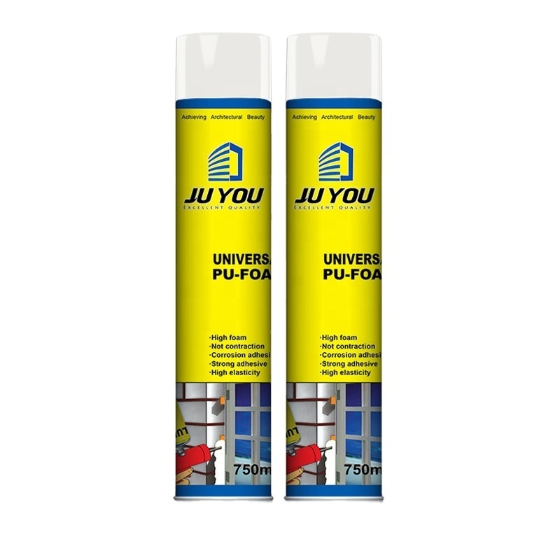 PU Foam Fireproof B1 Flameproof Gap Mounting White Spray PU Foam