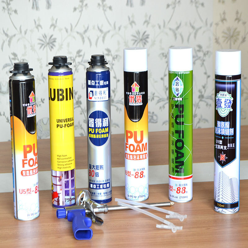 wholesale 750ml expansion joint caulk concrete filler PU foam