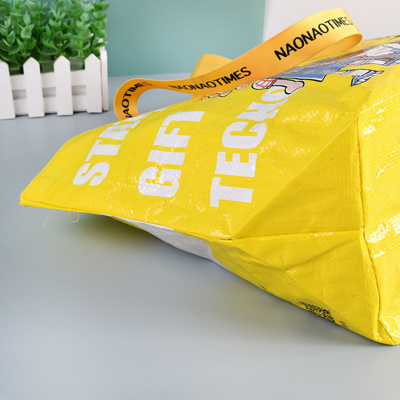 Promotional top quality new design large capacity laminated pp woven shopping bag