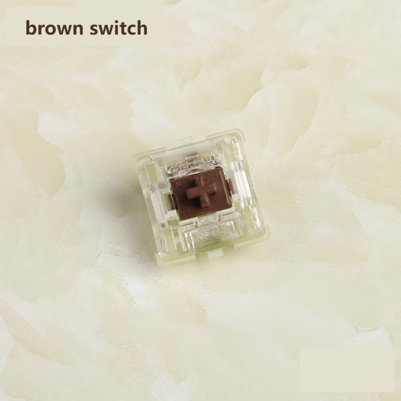 Customize mechanical keyboard use Cherry switch RGB light mx switch brown red silent pink silver blue black switch