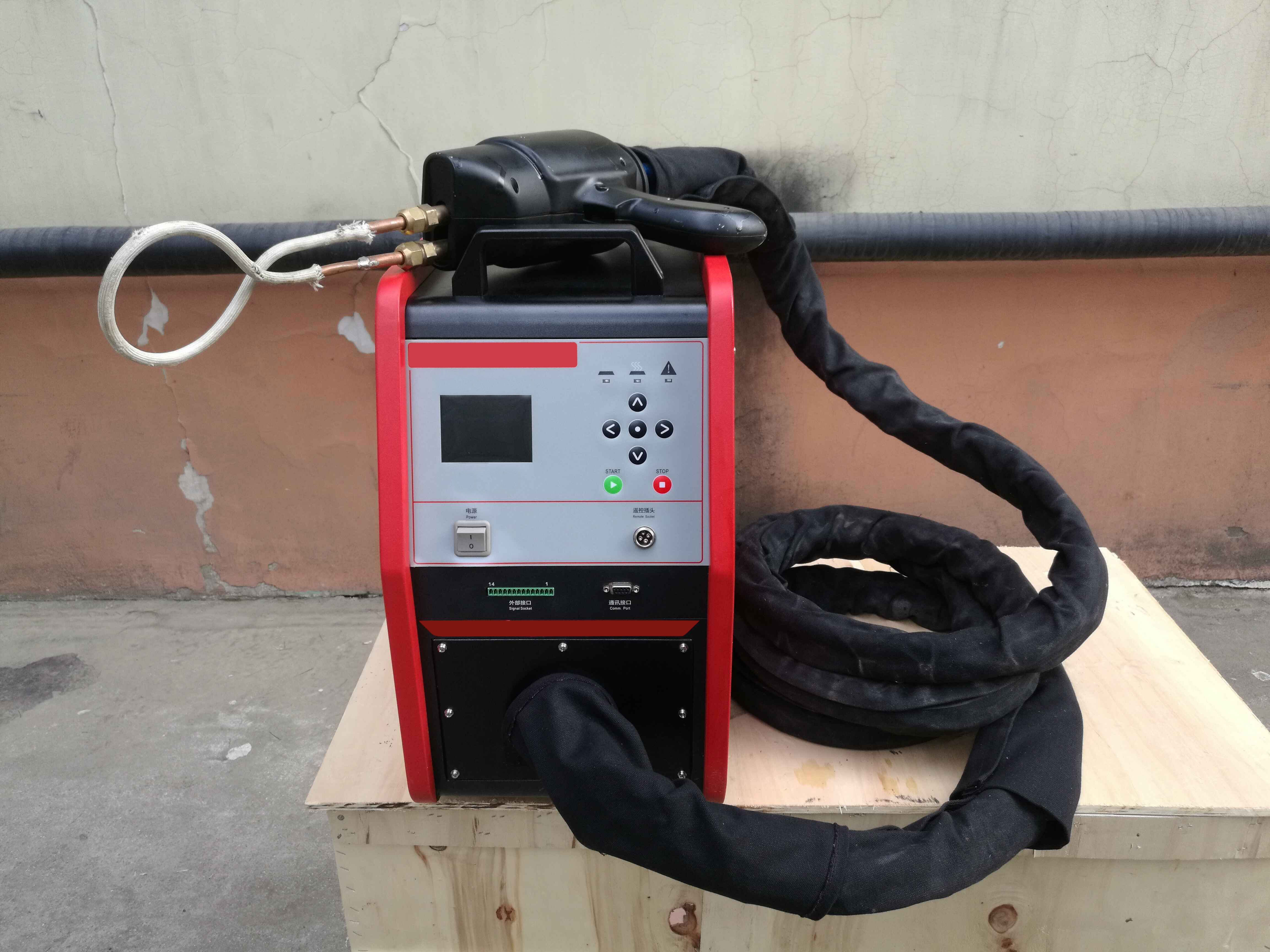 small portable induction brazing machine with soft cable