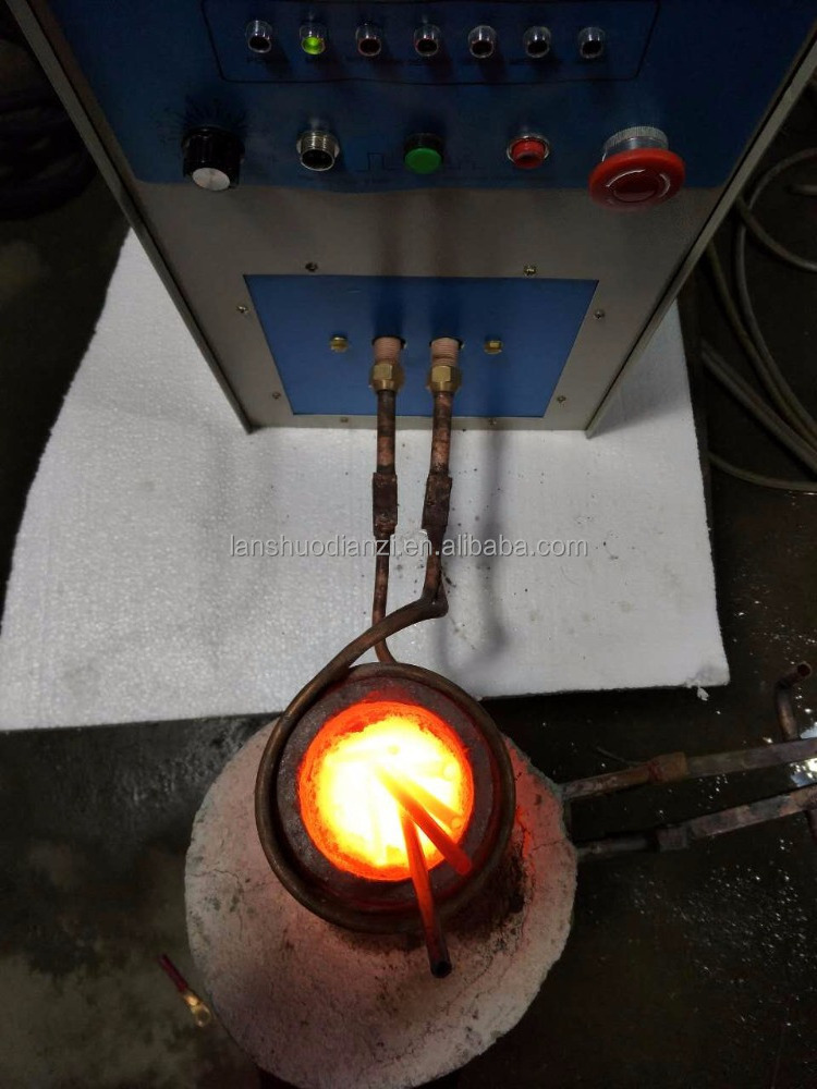 low price 500g to 1kg Metal induction melting furnace for gold silver tin aluminum brass