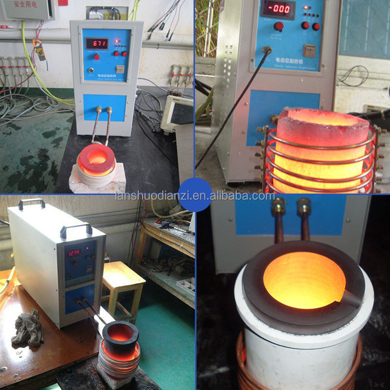 low price 500g to 1kg Metal induction melting furnace for gold silver tin aluminum brass