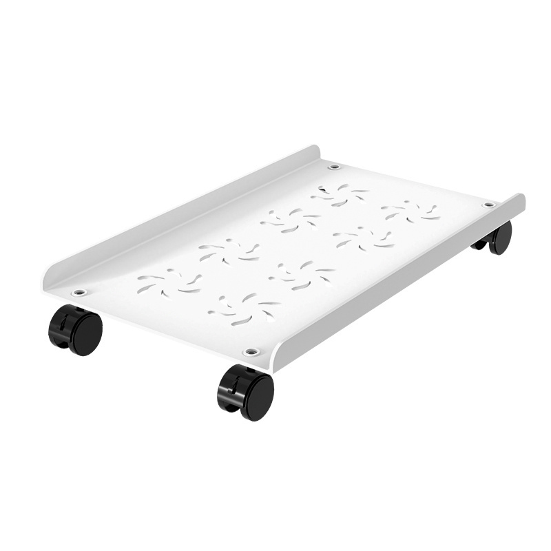 High Quality Computer Tray Thickened Dynamics Lightweight Wheeled Trolley Computer Stand