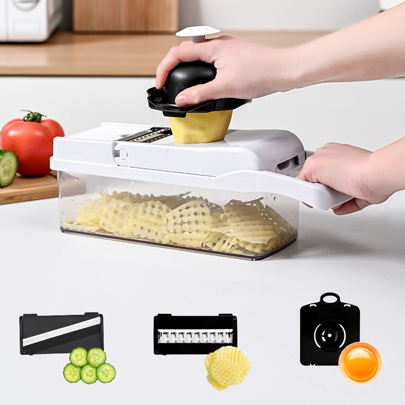 Factory Wholesale High Quality 26 in 1 Vegetable Chopper Mandoline Food Slicer With Container