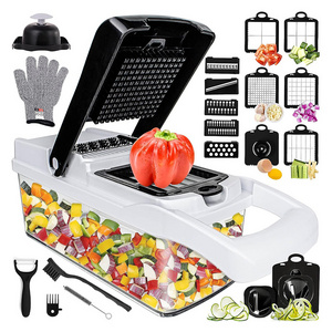 Amazon Hot Selling 26 in 1 Mandoline Vegetable Slicer Food Veggie Chopper Onion Vegetable Cutter