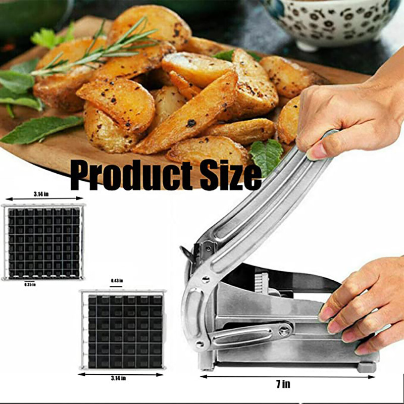 Manual Potato Cutter Chip of Stainless Steel Maker Meat Chopper French Fries Slicer Potato Cutting Machine Kitchen tools