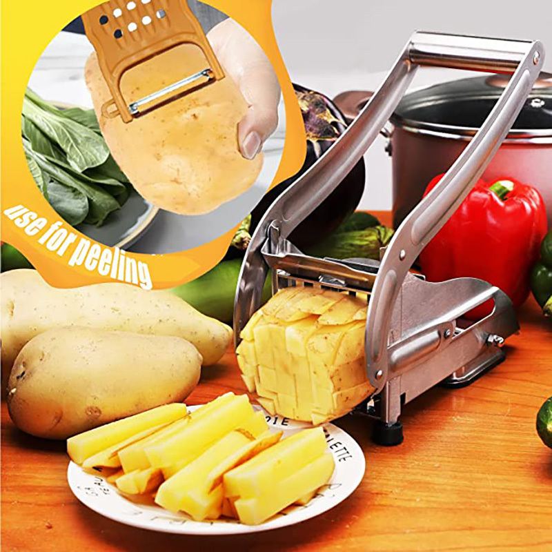 Manual Potato Cutter Chip of Stainless Steel Maker Meat Chopper French Fries Slicer Potato Cutting Machine Kitchen tools