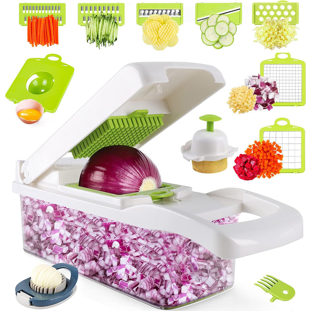 2024 New Home and Kitchen Gadgets Vegetable Chopper Pro Onion Crusher Carrot Chopper Slicer Dicer USA Kitchen Accessories