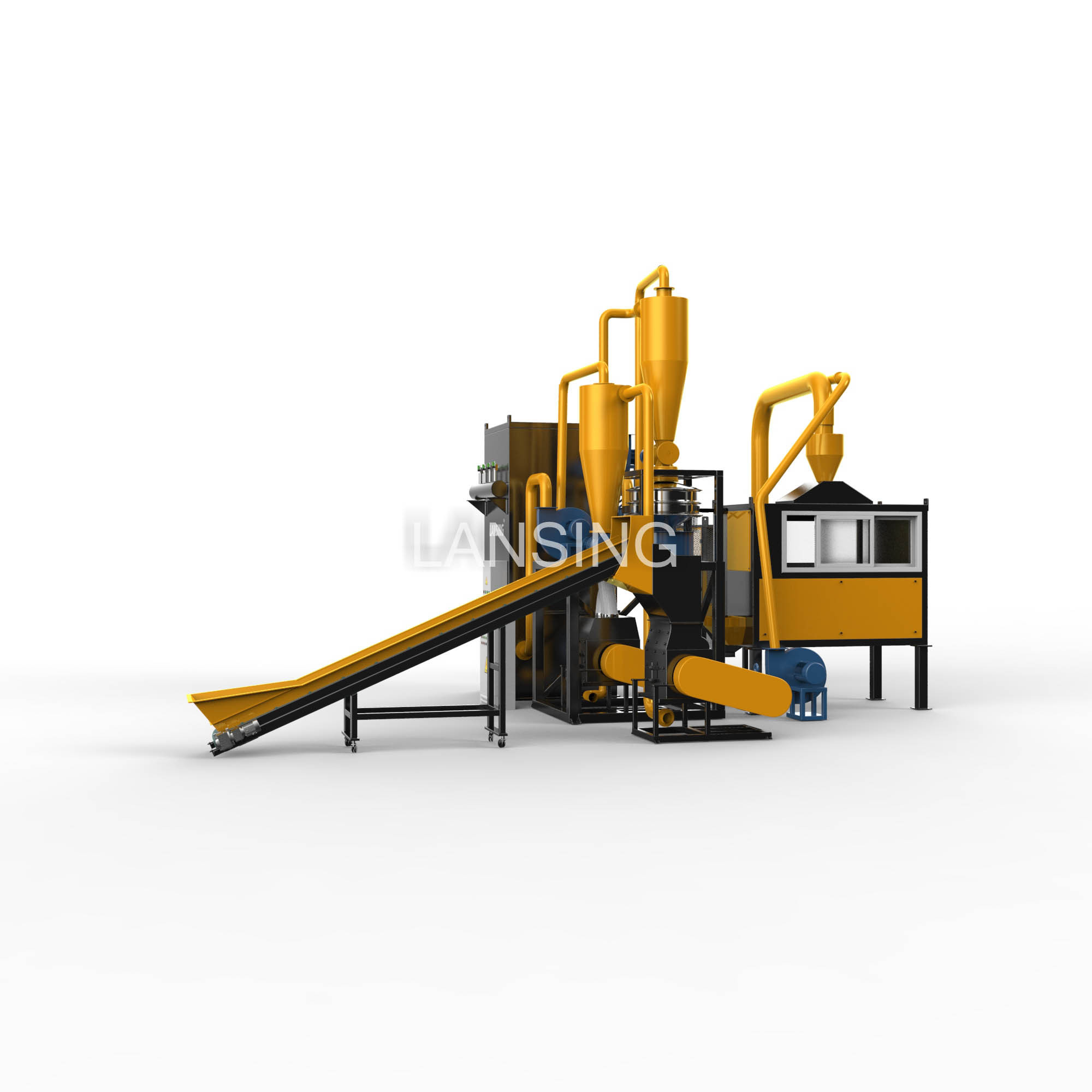 LANSING Professional Manufacturer Cheap PCB Board Recycling Machine Waste E Waste Recycling Plant Metal Recycling Machine