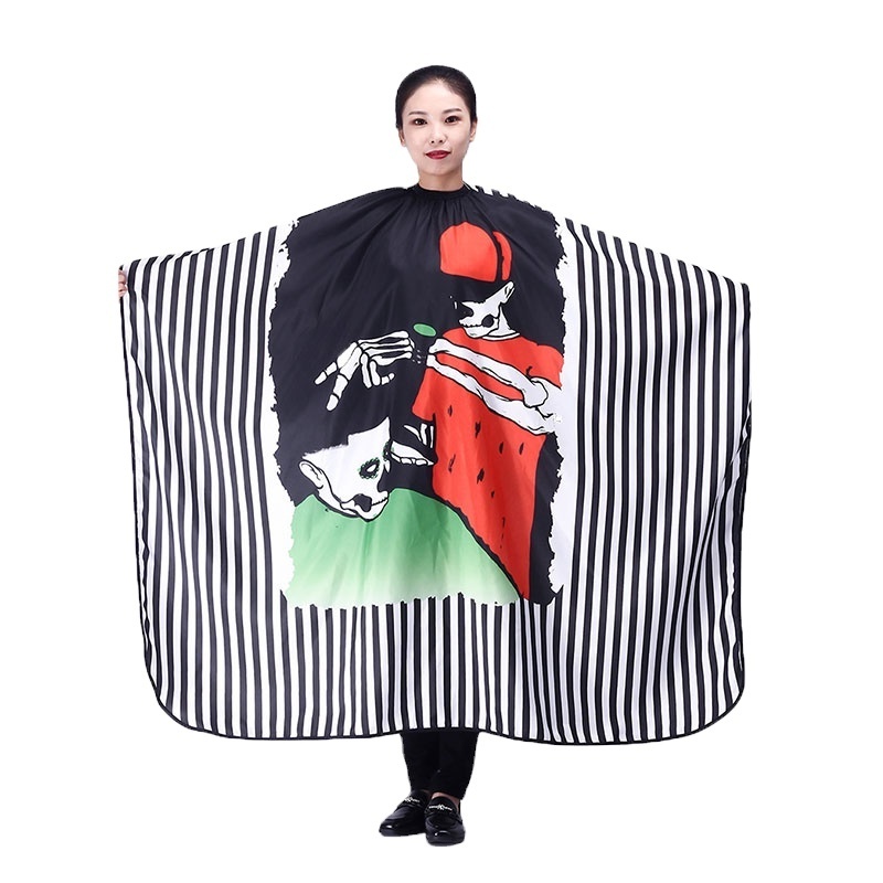 New Design Hair Salon Cape Polyester Pongee for hairdressing barber cutting cape