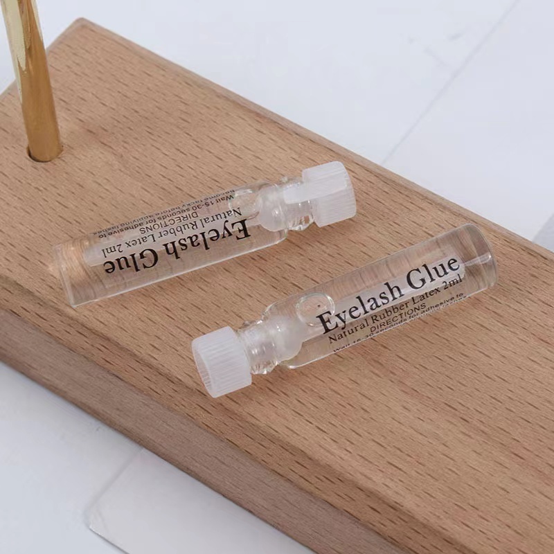 eyelash glue private label mini package glue adhesive clear lash glue