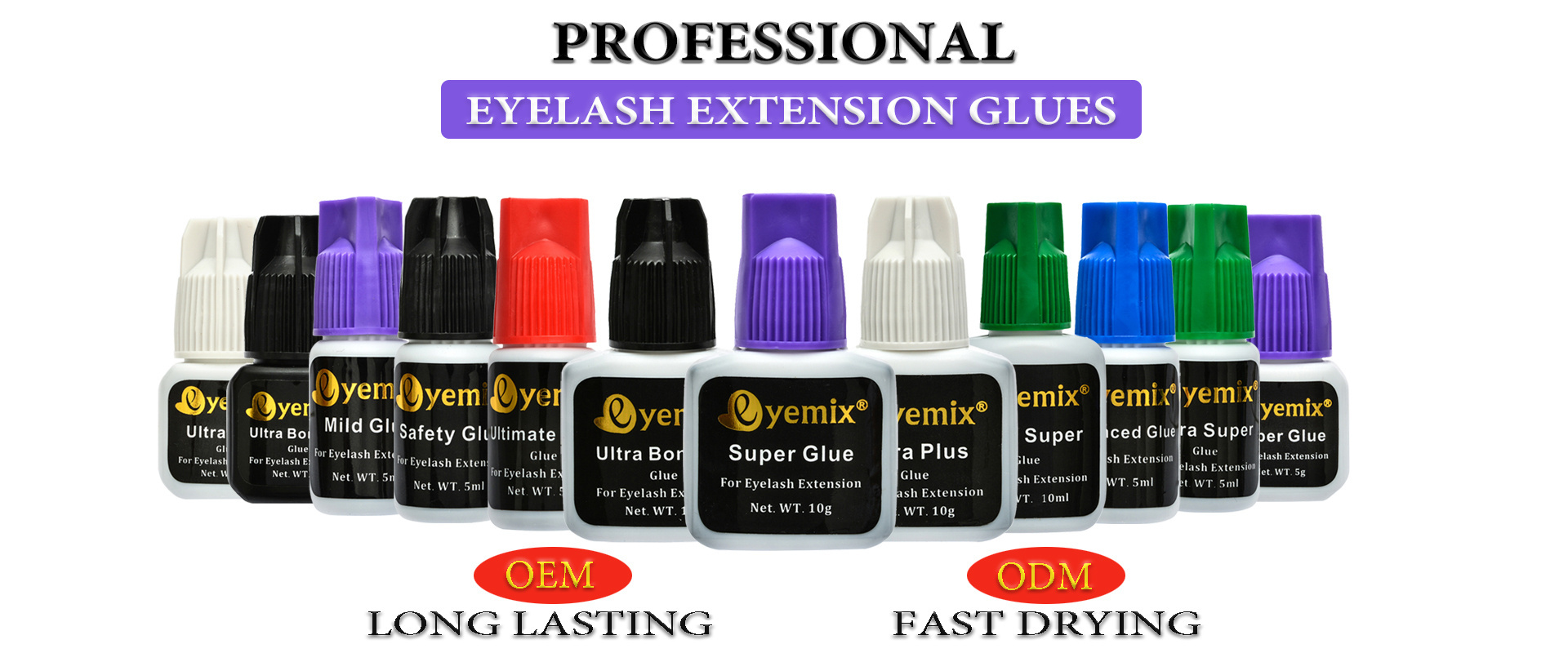 wholesale price lanson factory eyemix glue extensions homemade eyelash glue professional eyelash glue