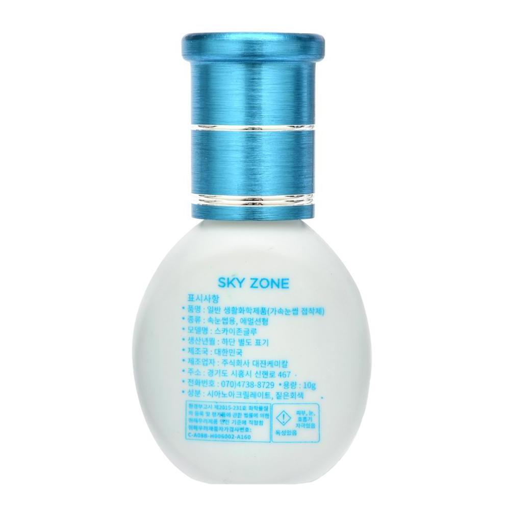 sky zone glue wholesale price lanson factory strong long lasting eyelash extensions glue  natural eyelash glue