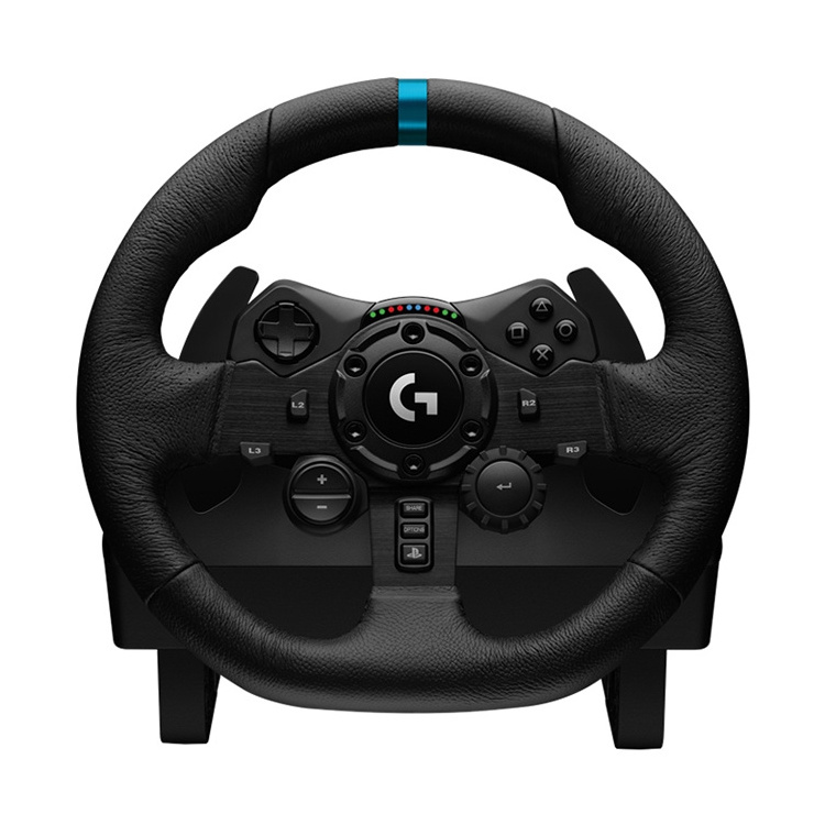 Original Logitech G923 Racing Wheel and Pedals for PC PS4 PS5 Racing Simulation Game Featuring Vibration Motor