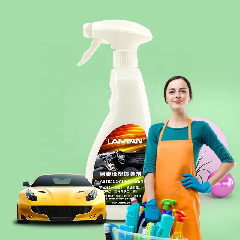 LANTAN Rubber Coating High Gloss Liquid Spray Car Plastic Customer Hybrid Ceramic Liquid Car Wax Advanced Sio2 3 Years Wax Auto