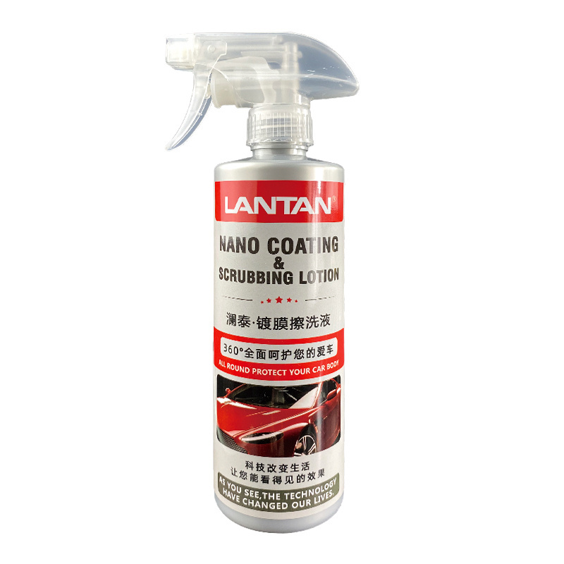 LANTAN Wholesale  Super Polymer Eco-friendly  Waterless Car Wax & Wash Liquid Wax