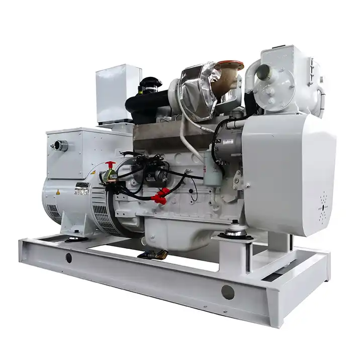 64kw Marine use diesel generator 80kva marine ship generator with Cummins engine with sea water pump and heat exchanger