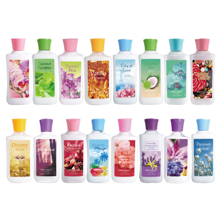 Natural Fragrance Body Care Products Private Label  Bath Care Set Shower Gel Body Care Set Body Mist Moisturizer