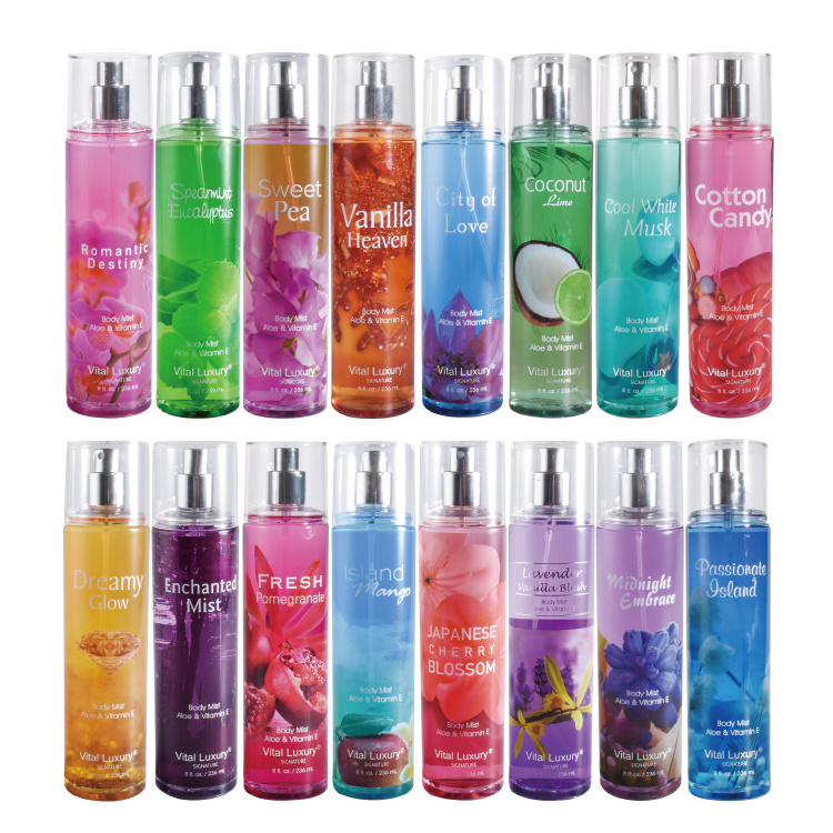 Natural Fragrance Body Care Products Private Label  Bath Care Set Shower Gel Body Care Set Body Mist Moisturizer