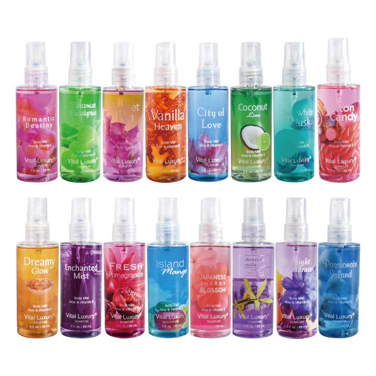 Natural Fragrance Body Care Products Private Label  Bath Care Set Shower Gel Body Care Set Body Mist Moisturizer