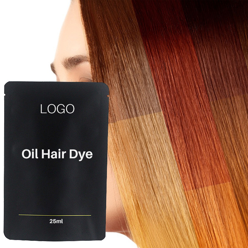 Wholesale Extract Argan Oil Long Lasting Hair Dye Shampoo Color Natural Brown Hair Color Shampoo Professional Permanent Hair Dye