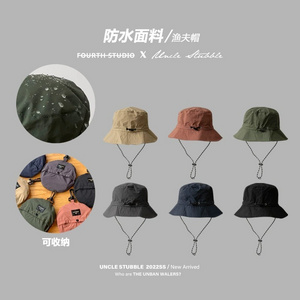 Double-sided fisherman outdoor hat for women men fashion versatile sunblock sun protection bucket hat with custom logo