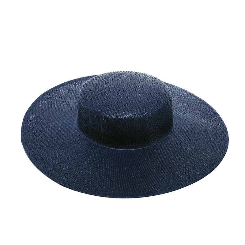 Women Party Wedding Church Festival Summer Straw Wide Brim Sun Beach Hat