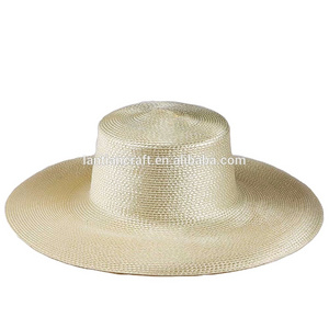 fashion waterproof beautiful polyester pp hat cheap church wholesale beach sun hat