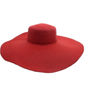 summer lady women straw beach hats sun shade church summer hats wide brim polypropylene hat