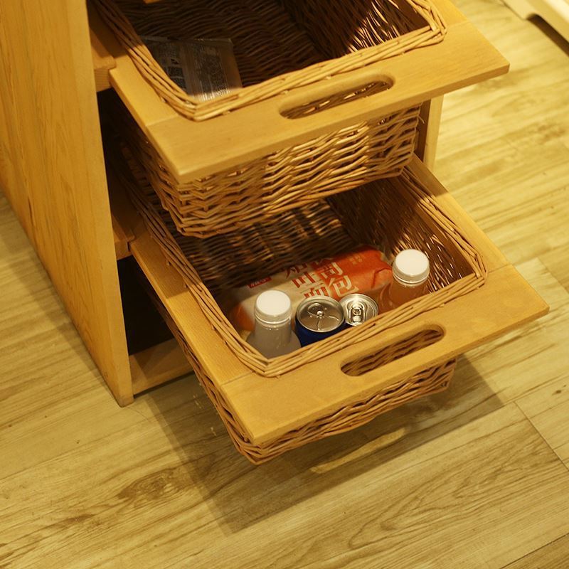 Eco-Friendly Decorative Storage Wicker Basket Drawers