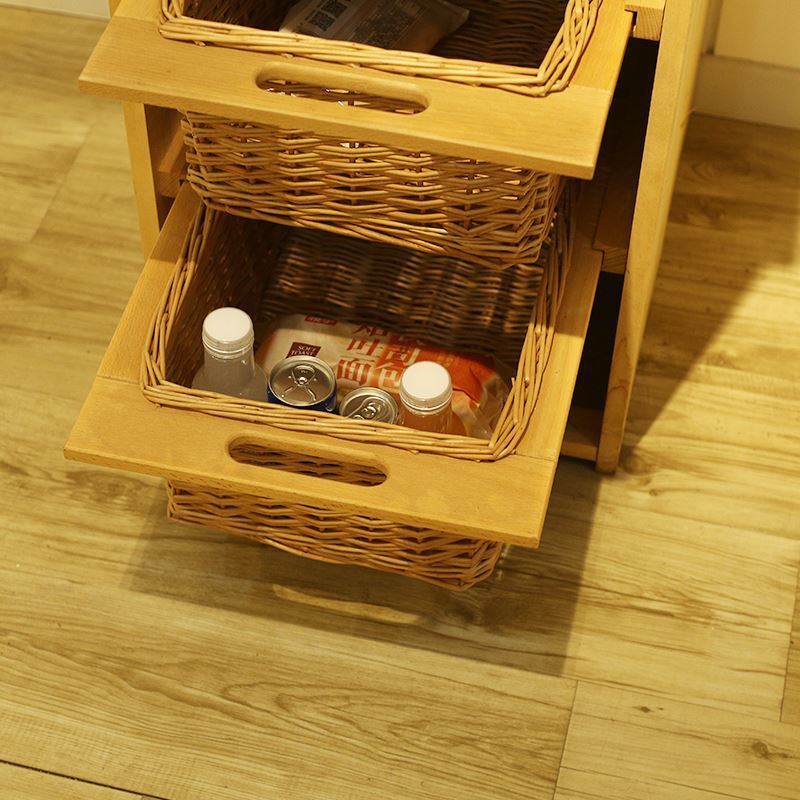 Eco-Friendly Decorative Storage Wicker Basket Drawers