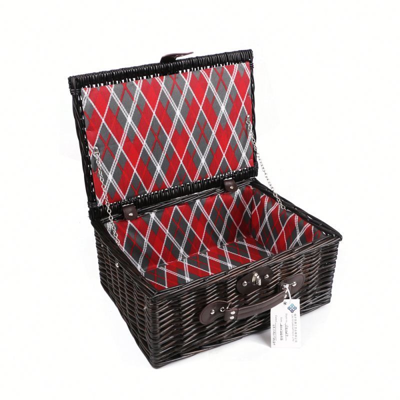 Cheap Hamper Wicker Cooler Picnic Baskets With Lid