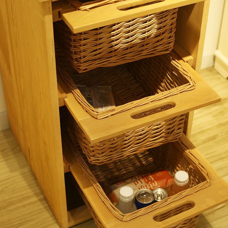 Eco-Friendly Decorative Storage Wicker Basket Drawers