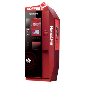 New Business Ideas Invest Coffee Vending Machine Black Best Selling Earn Money at Home Protein Shake Vending with video booth